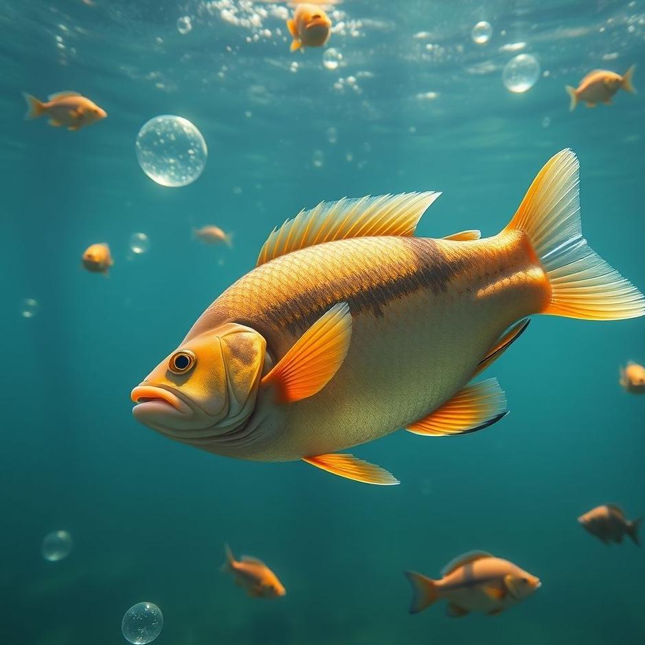 Dream : Fish around you in a dream