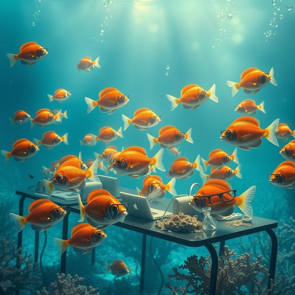 Dream : Fish at work in a dream