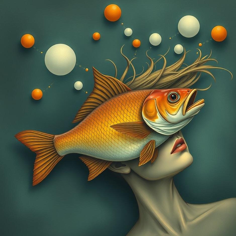 Dream : Fish coming out of your hair in a dream