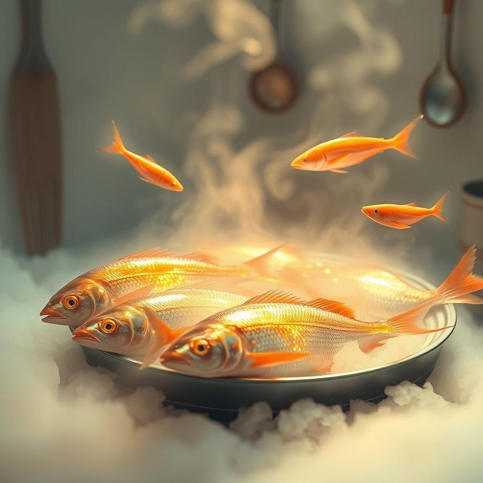 Dream : Fish cooking in a dream