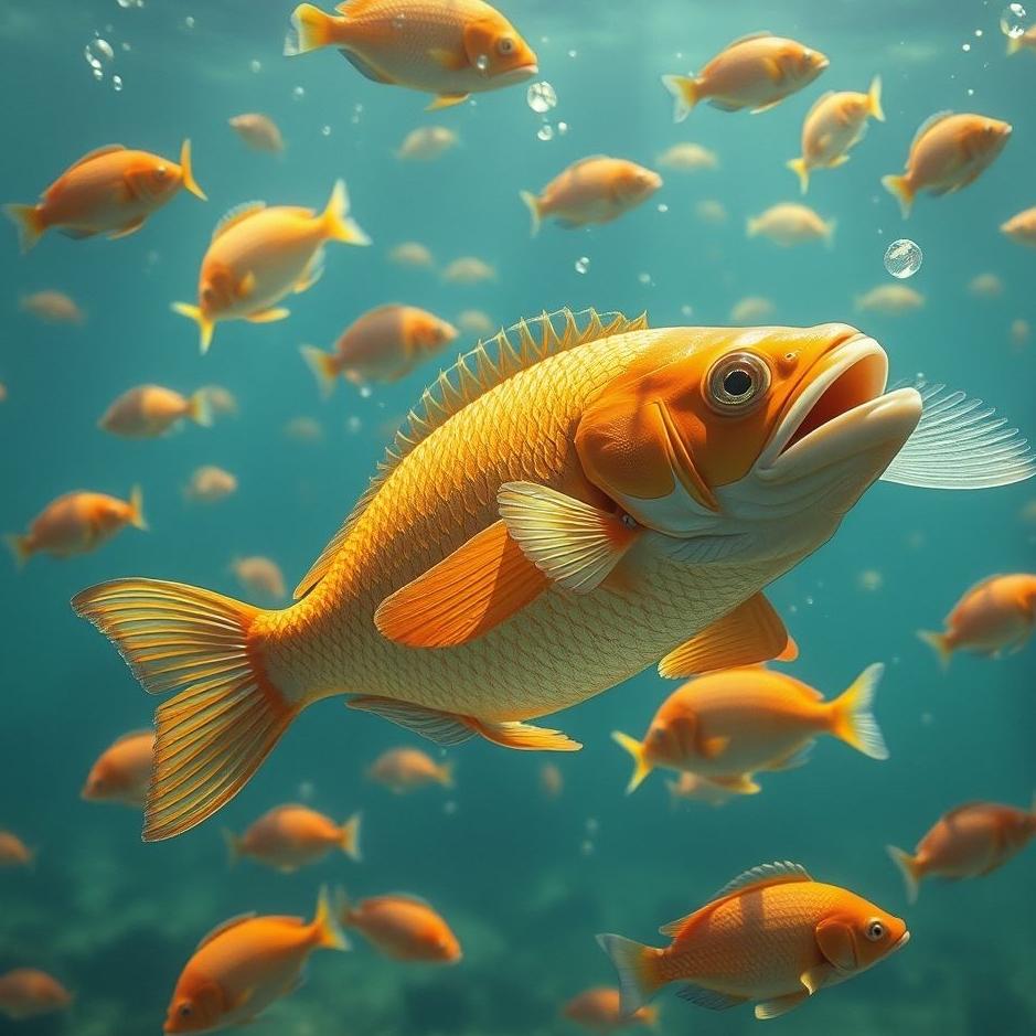 Dream : Fish everywhere in a dream