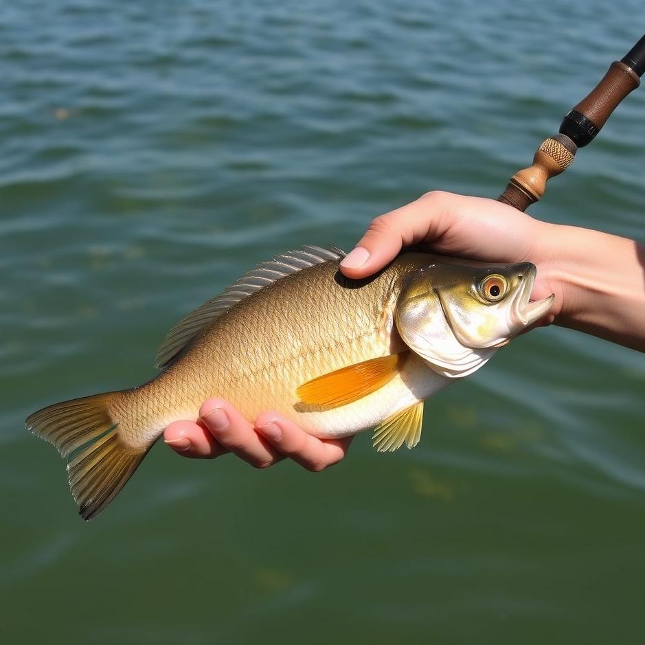 Dream : Fish fishing by hand