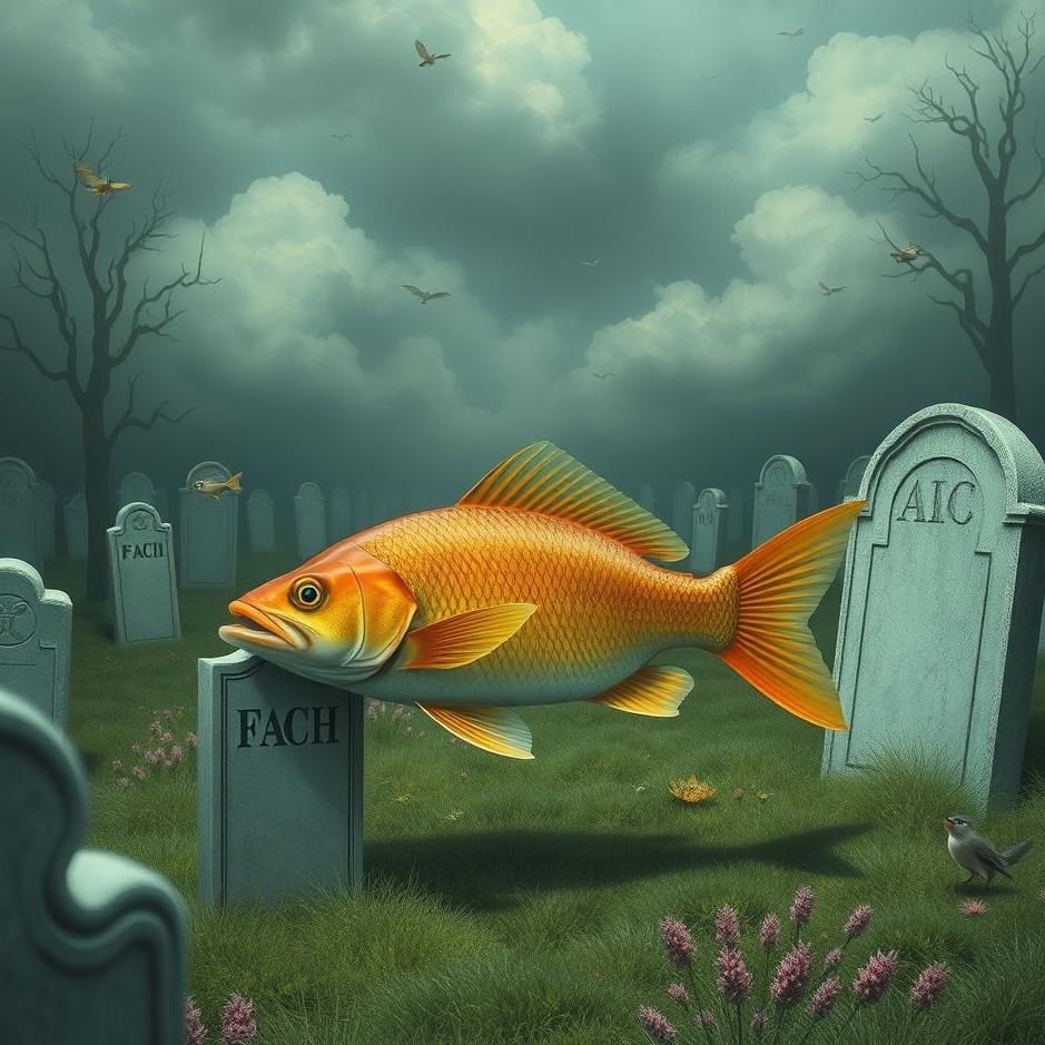 Dream : Fish in a cemetery in a dream
