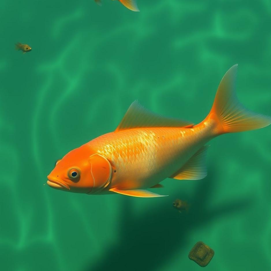 Dream : Fish in a dirty pool in a dream