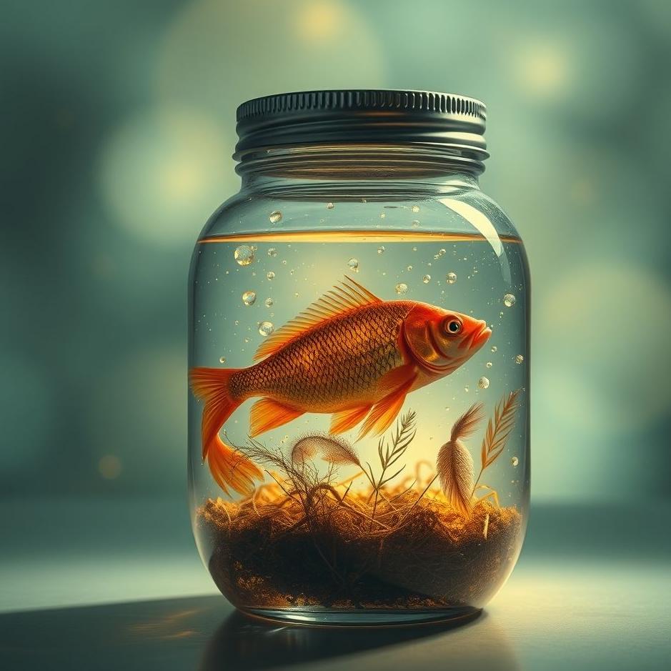 Dream : Fish in a jar in a dream