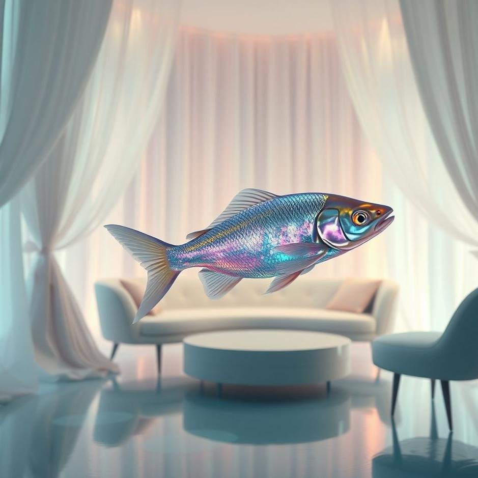 Dream : Fish in a room in a dream