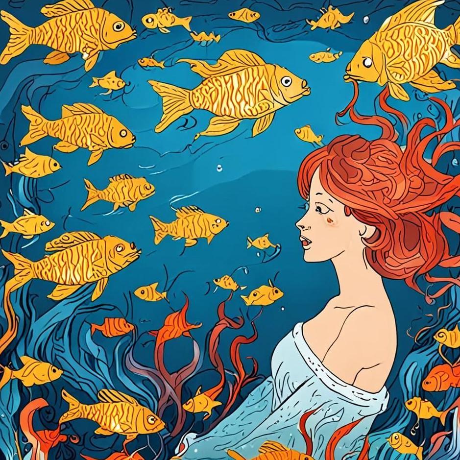 Dream : Fish in your hair in a dream