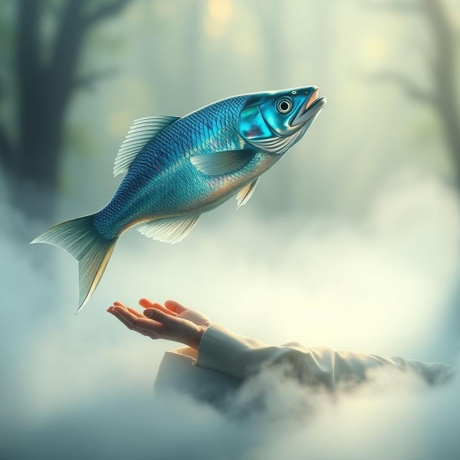 Dream : Fish jumping into your lap in a dream