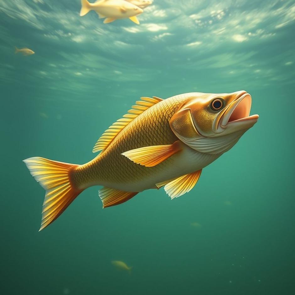 Dream : Fish jumping on land in a dream