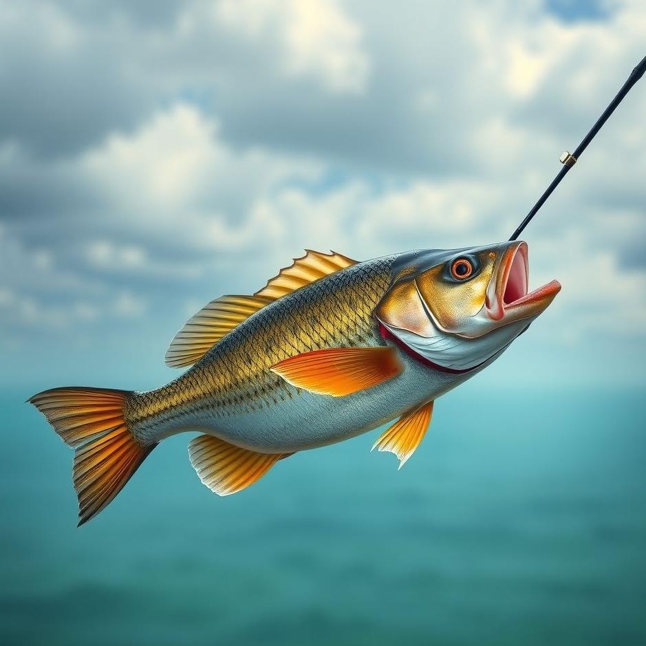 Dream : Fish on a fishing rod in a dream