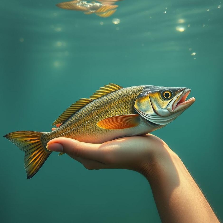 Dream : Fish on your arm in a dream