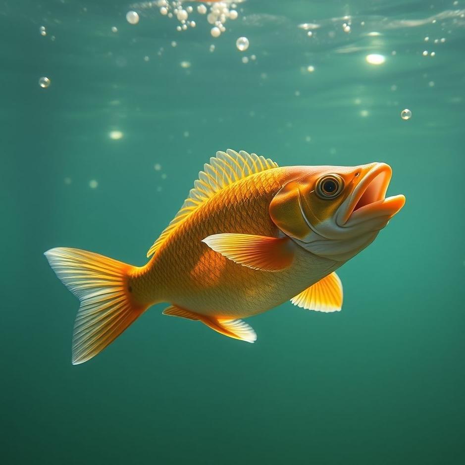 Dream : Fish running away in a dream