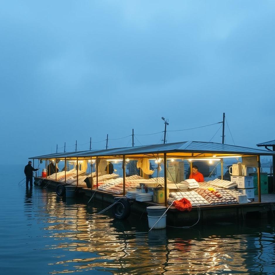 Dream : Fish stalls in a dream