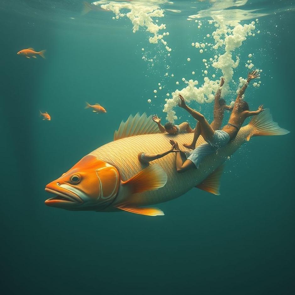 Dream Dictionary : Fish swallowing people in a dream