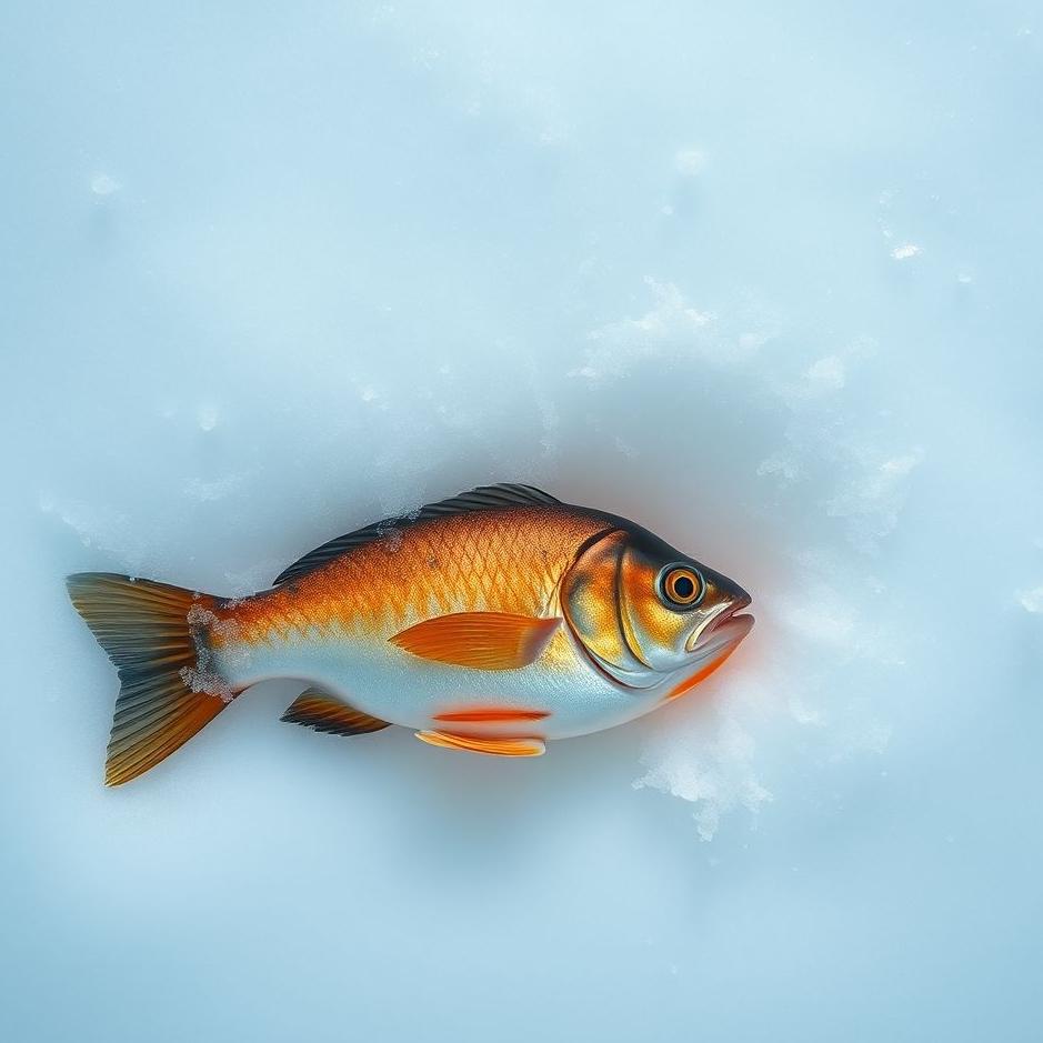 Dream : Fish under the snow in a dream