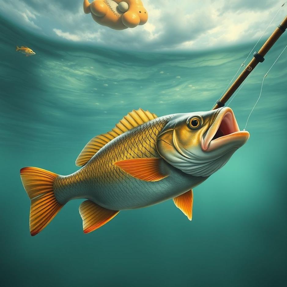 Dream : Fish with a fishing rod in a dream