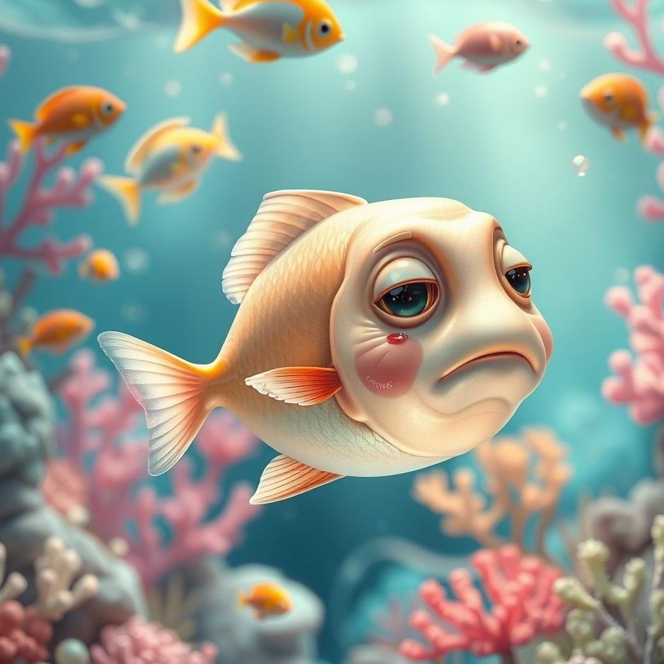 Dream : Fish with diaper rash in a dream