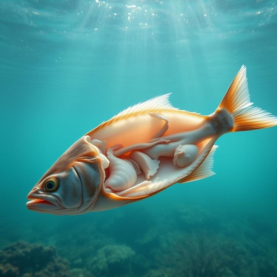 Dream : Fish with its insides cleaned in a dream