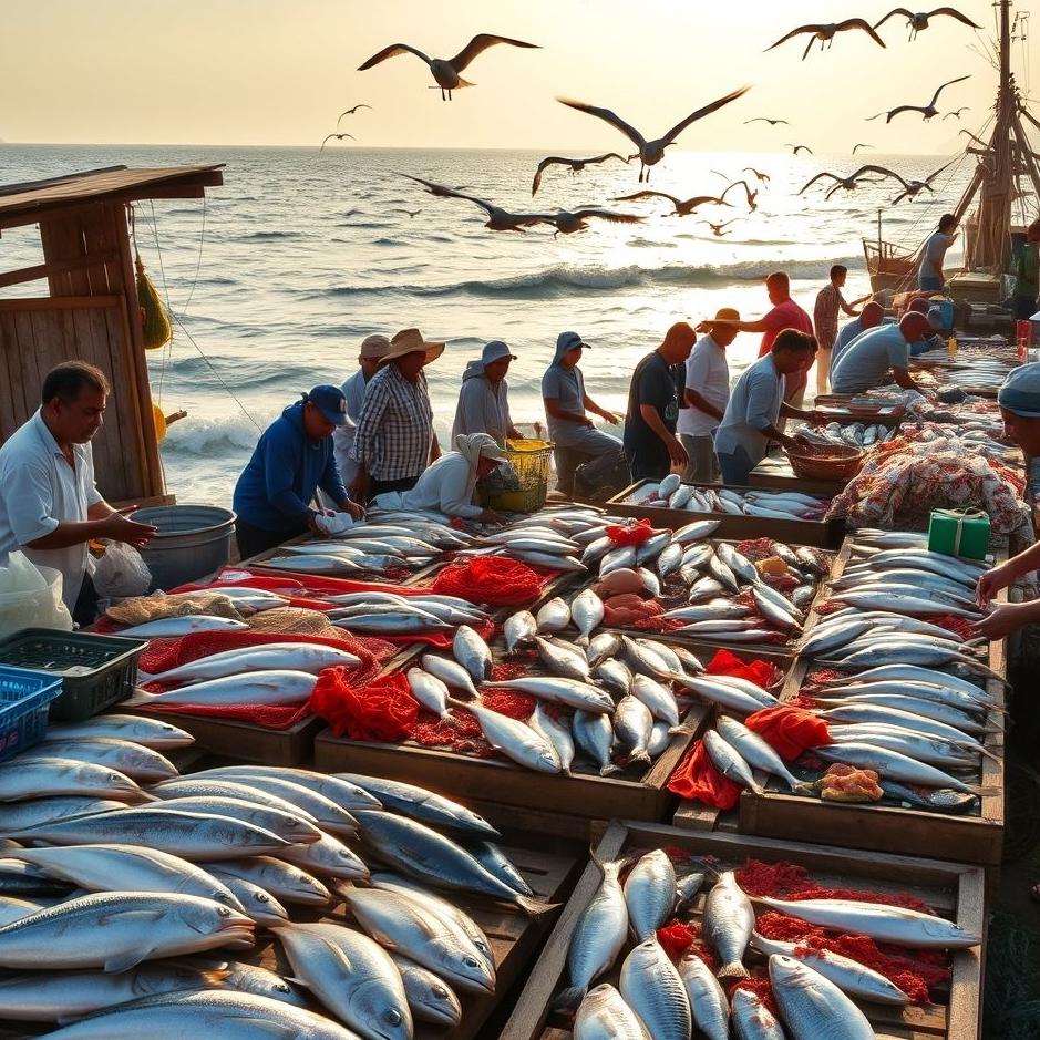 Dream : Fishing and selling