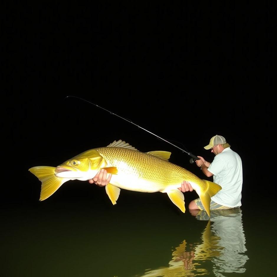 Dream : Fishing at night