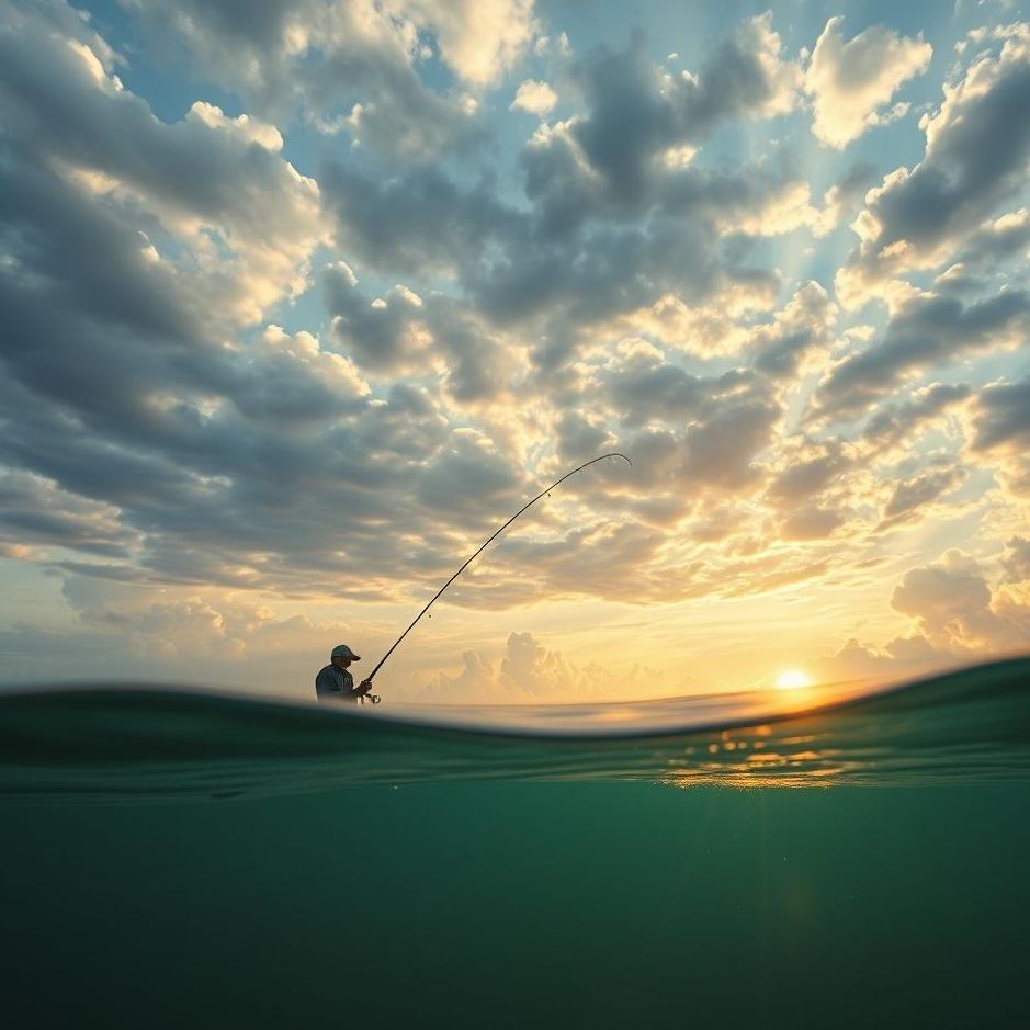 Dream : Fishing by the goal in a dream