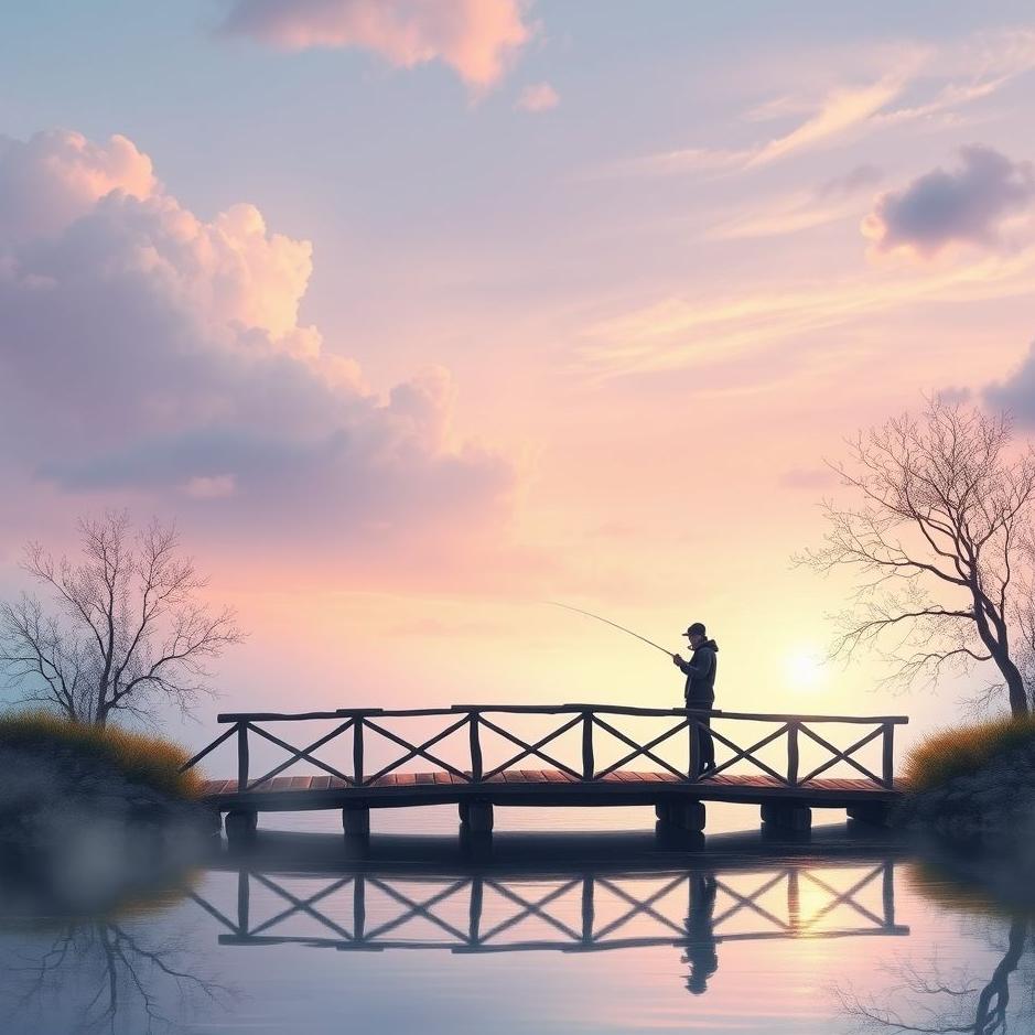 Dream : Fishing from a bridge in a dream