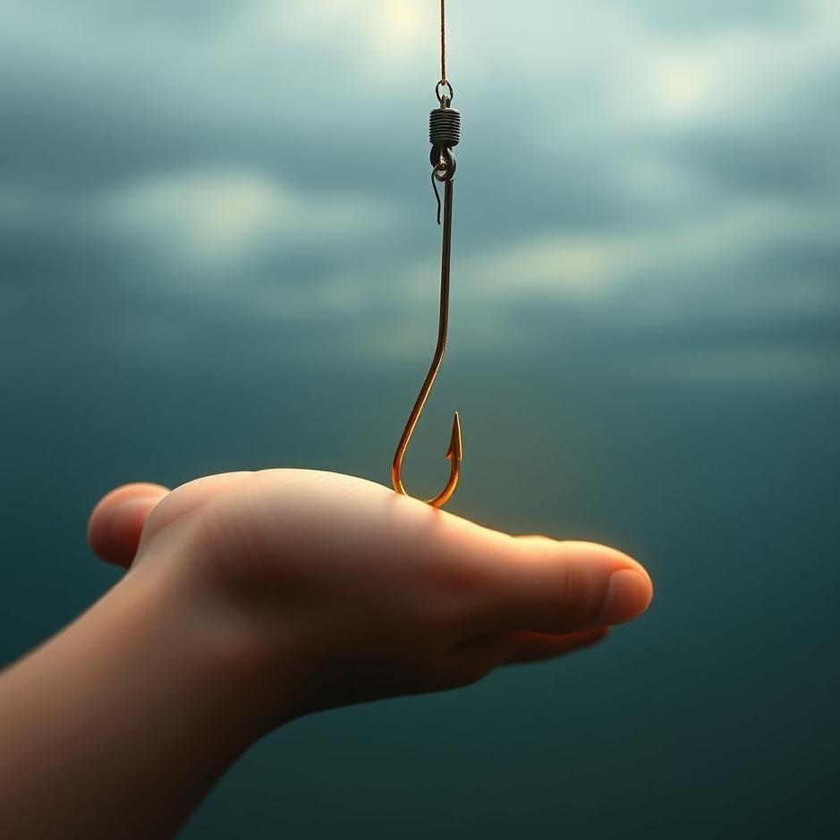 Dream : Fishing hook stuck in your hand in a dream