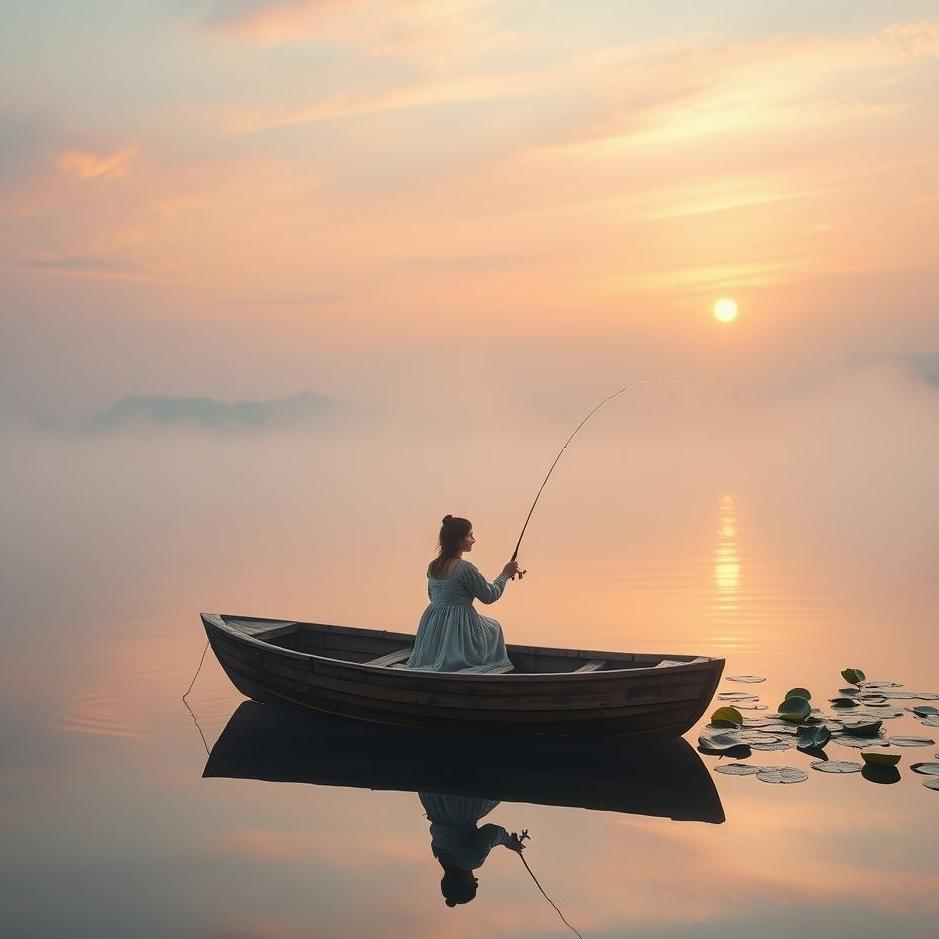 Dream : Fishing in a boat in a dream
