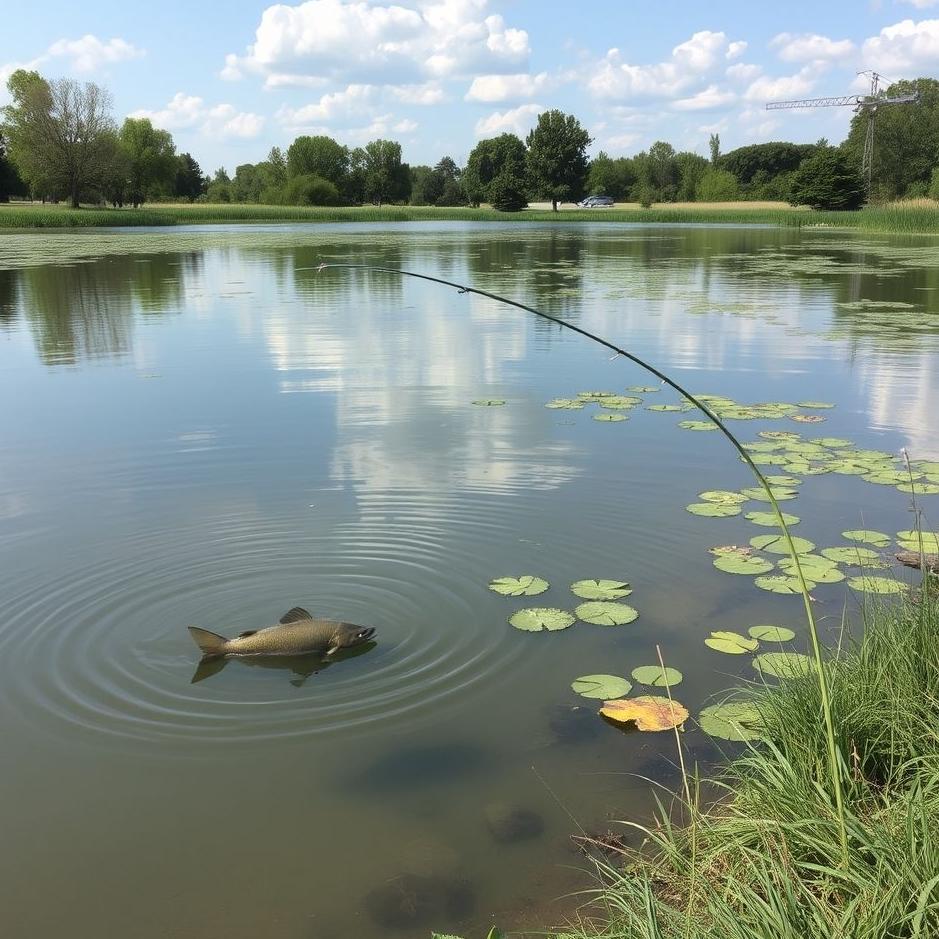 Dream : Fishing in a pond