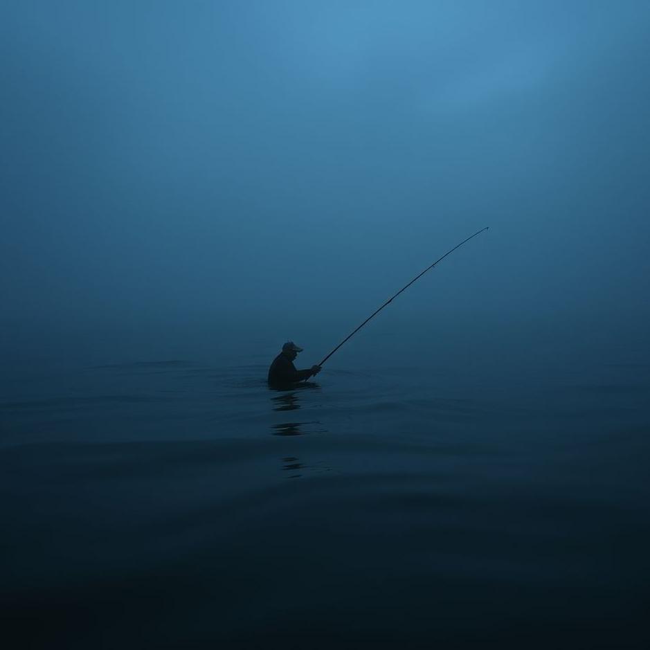 Dream : Fishing in dark water in a dream