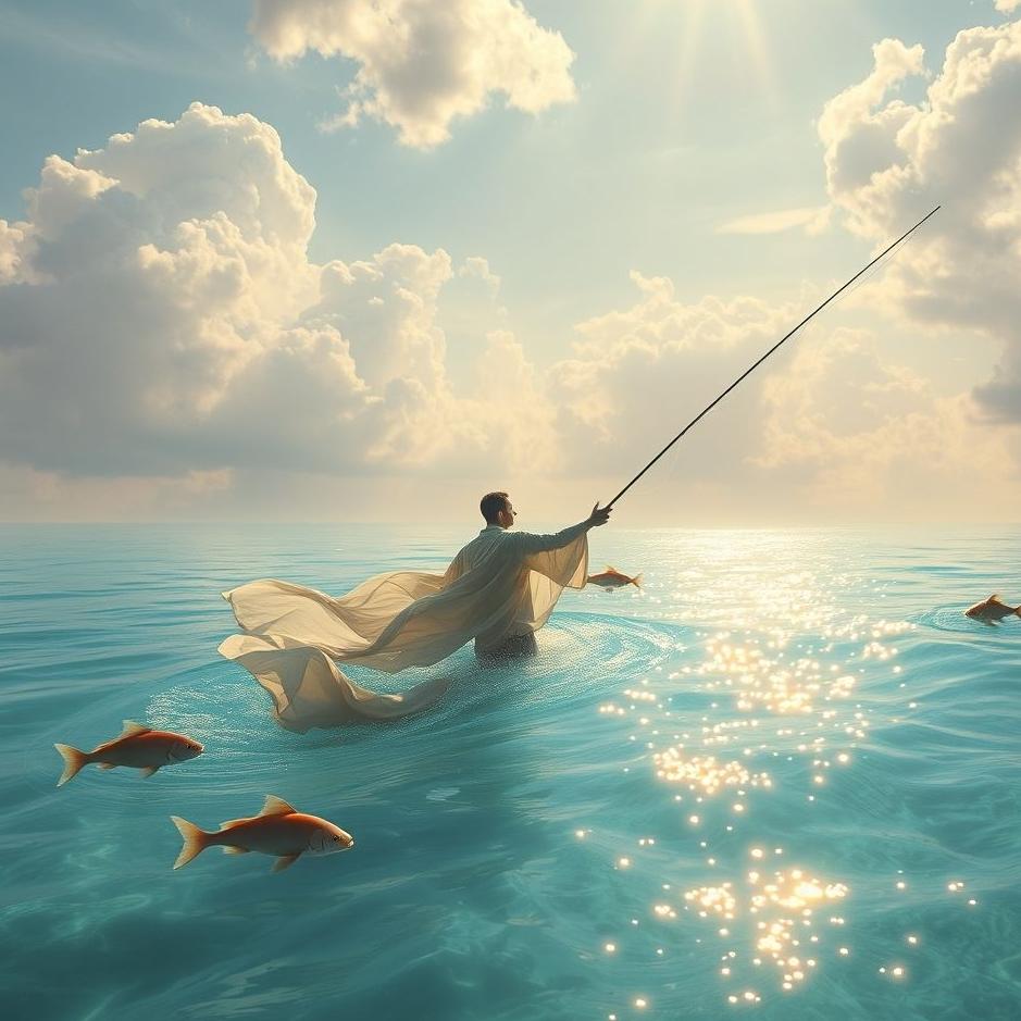 Dream : Fishing with a spear in a dream