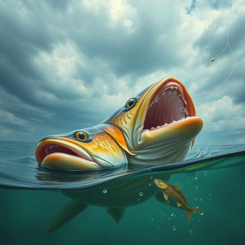 Dream : Fishing with mouth in the dream