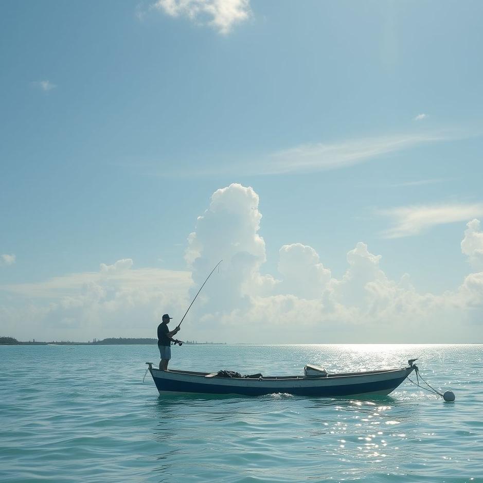 Dream : Fishing with palms in the dream