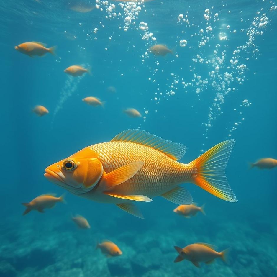 Dream : Fishy sea in a dream