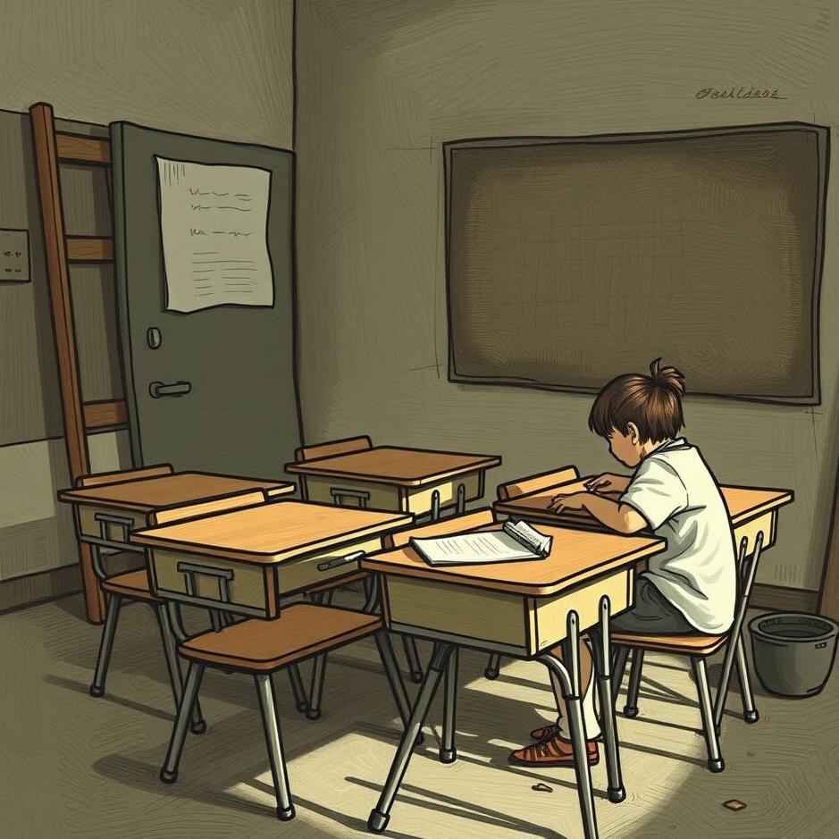 Dream : Fixing school desks in a dream