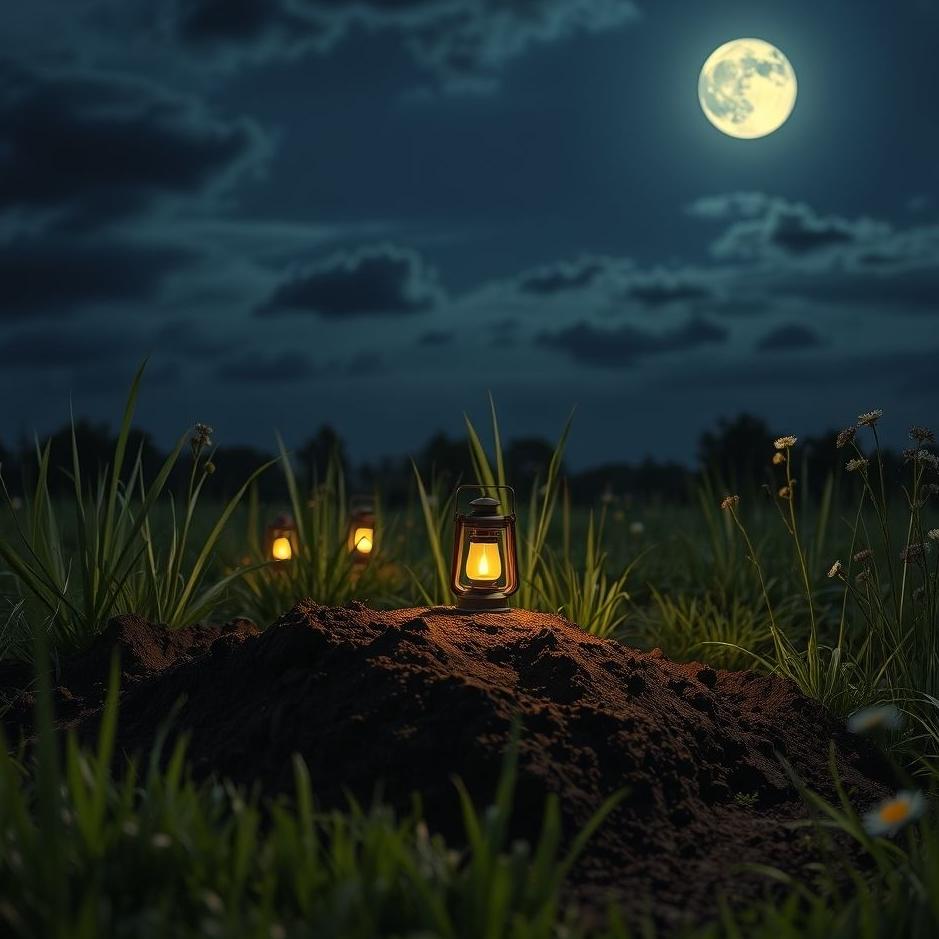 Dream : Fixing the grave soil in a dream