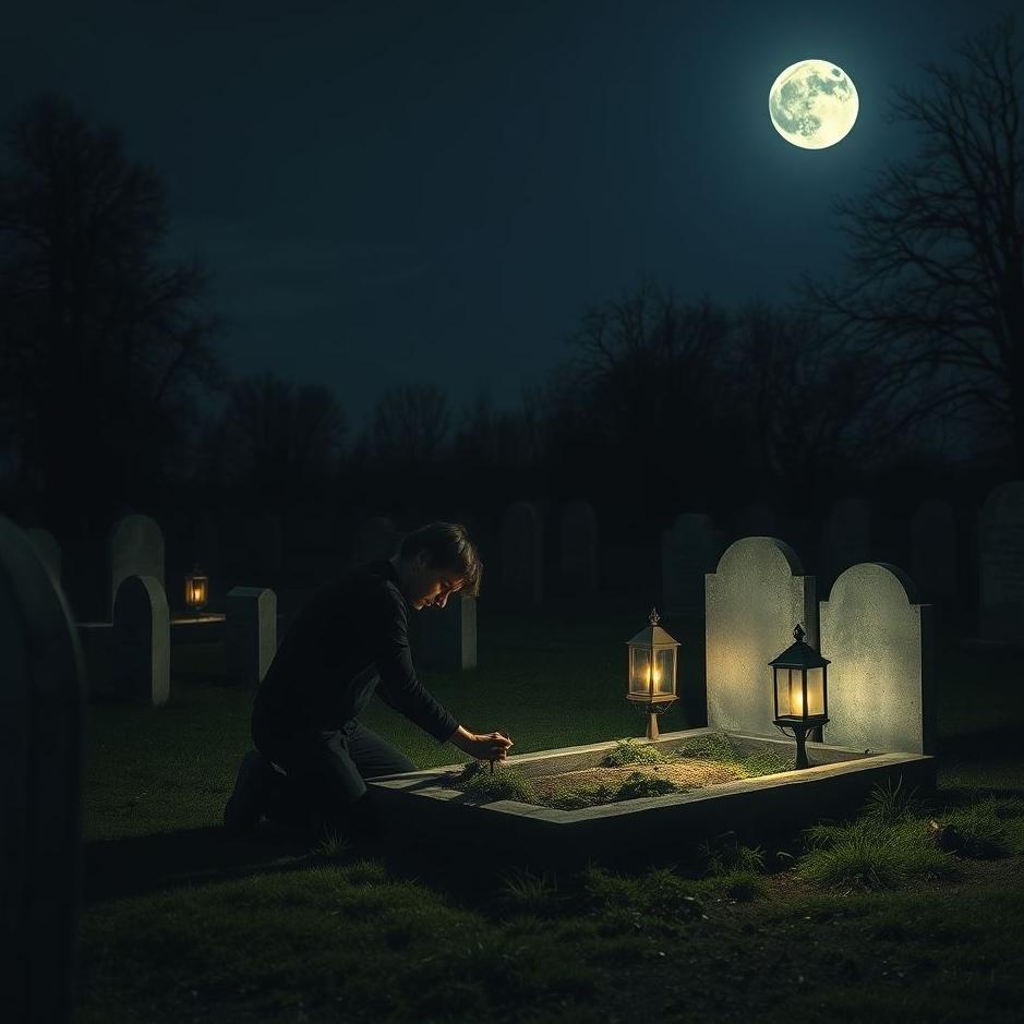 Dream : Fixing your own grave in a dream
