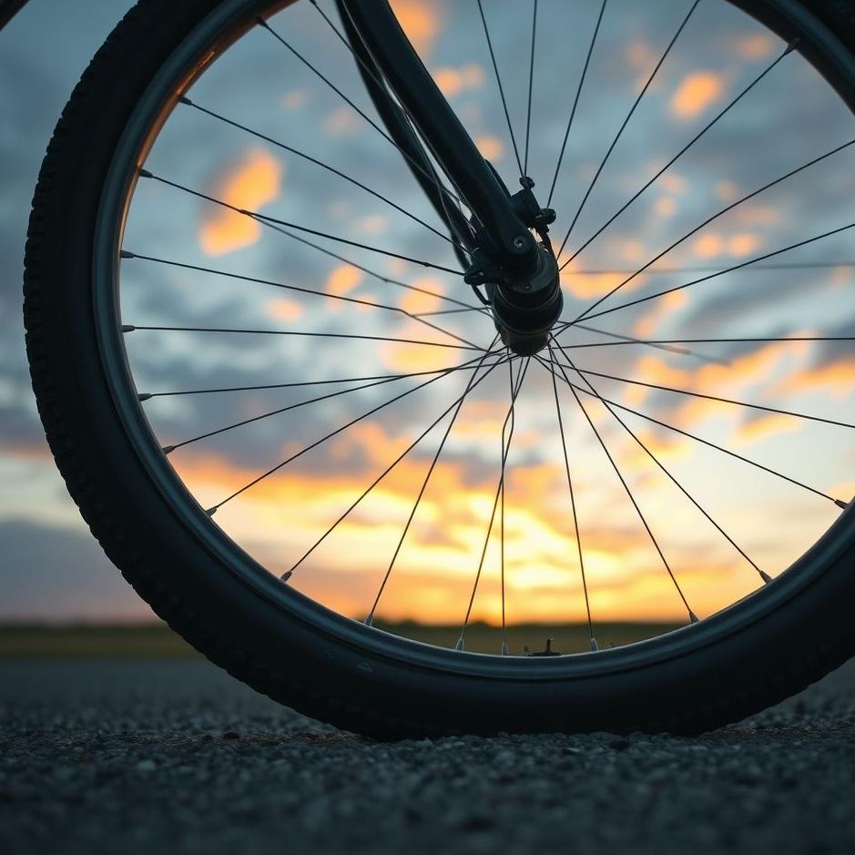 Dream : Flat bicycle tire in a dream