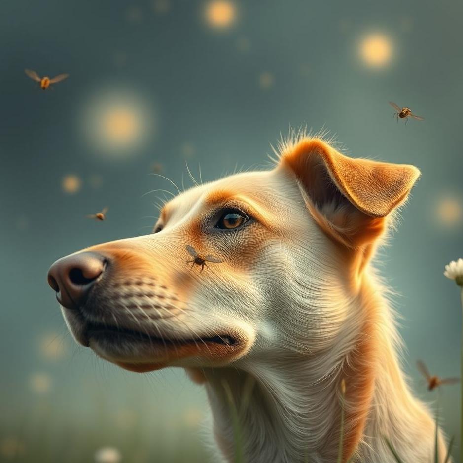 Dream : Fleas on a dog in a dream