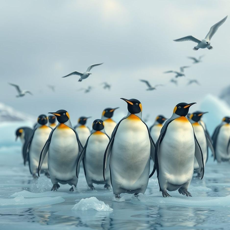 Dream : Flock of penguins in a dream