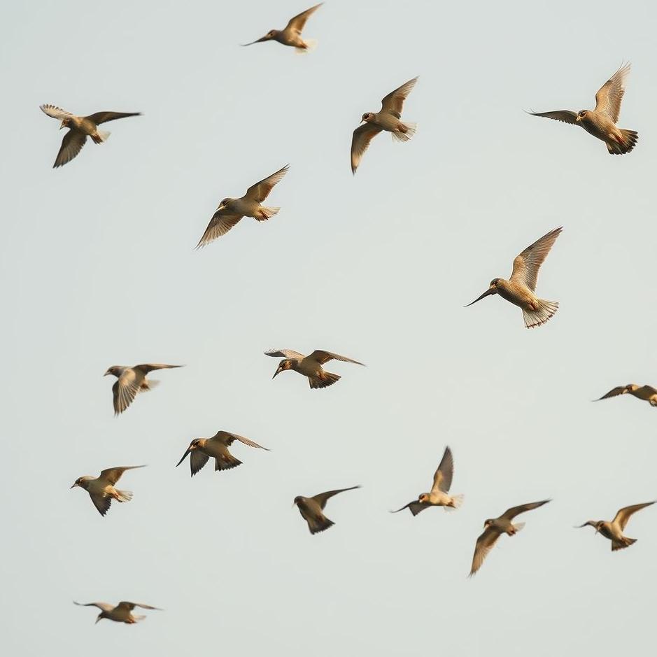 Dream : Flock of sparrows in a dream