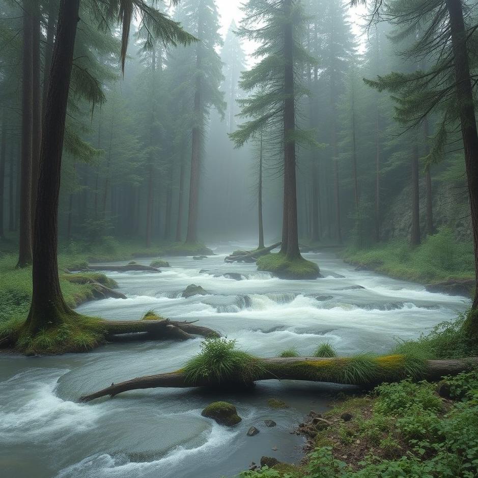 Dream : Flood in the forest in a dream