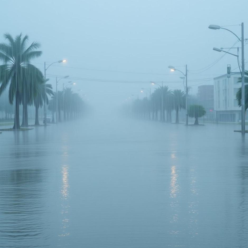 Dream : Flooded rain in a dream