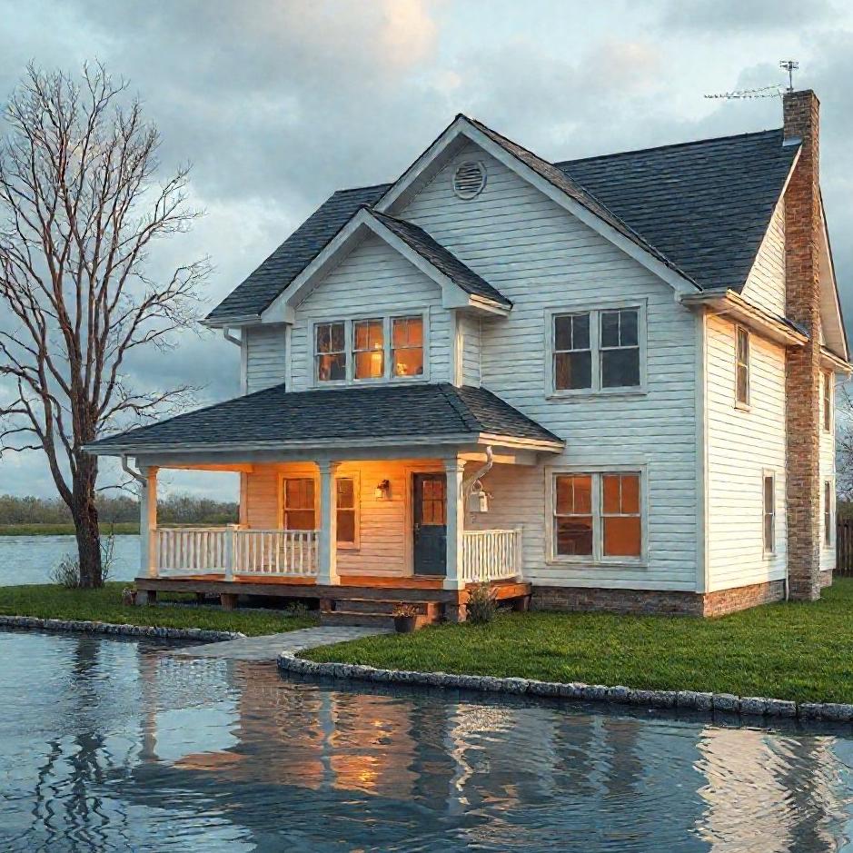 Dream : Flooding a house with clean water in a dream