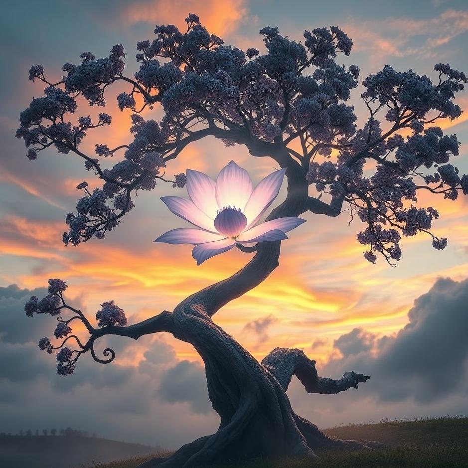 Dream : Flower from the tree in the dream