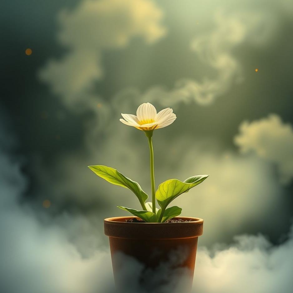 Dream : Flower growing in a pot in a dream