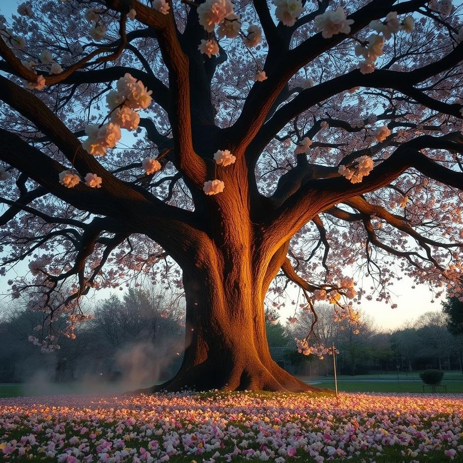 Dream : Flower loss from the tree in the dream