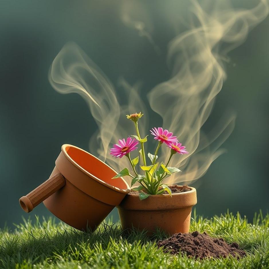 Dream : Flower pot breaking in a dream