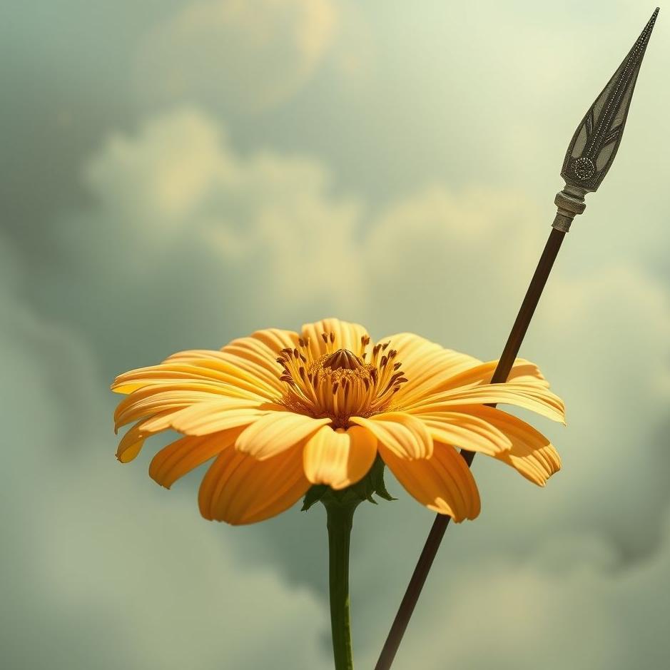 Dream : Flower with a spear in a dream