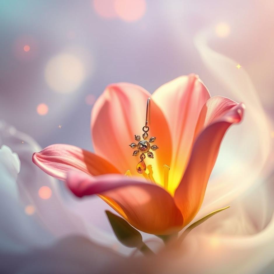Dream : Flower with an earring in a dream